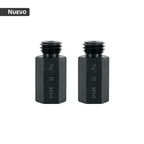 Juego 2 adaptadores para borlas doble cara, 5/8'-11, TRUPER