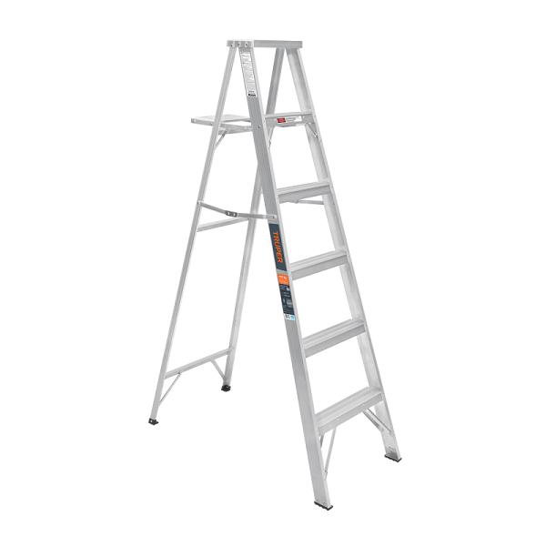 Escalera de tijera 100% aluminio tipo ll 5 peldaños, TRUPER