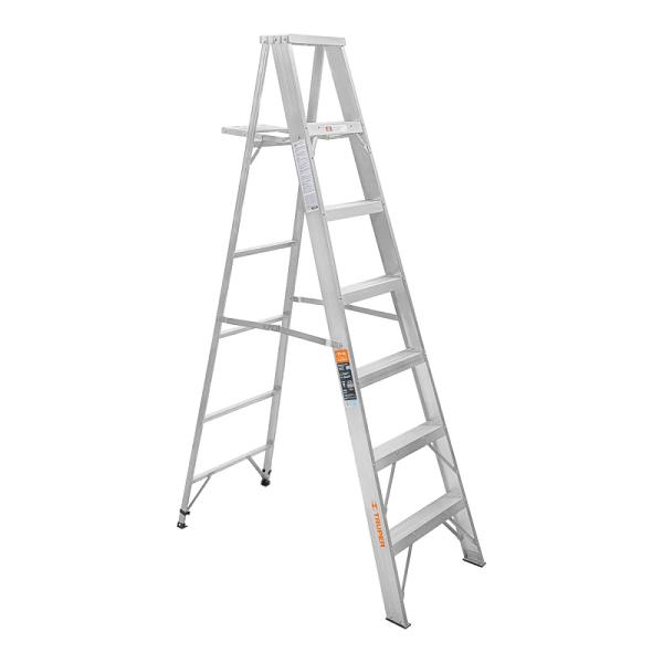 Escalera de tijera 100% aluminio tipo ll 6 peldaños, TRUPER