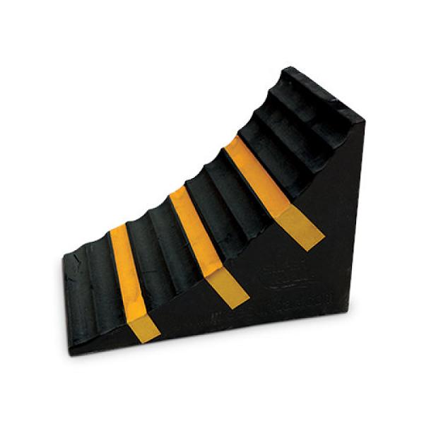 Calza de Seguridad para Rueda de Hule con Reflejante - Grado Industrial