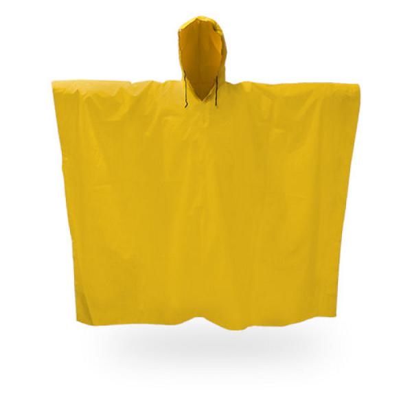 Poncho Impermeable Tipo Capamanga de PVC, 1.35 x 2.00 m