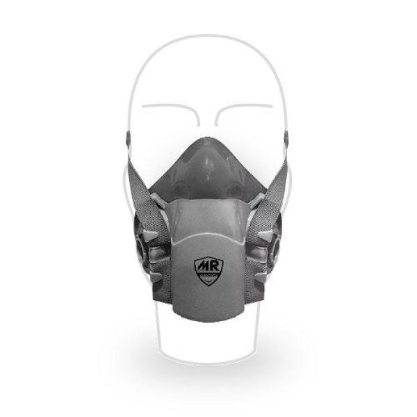 Respirador de Media Cara para Doble Cartucho - Protección Industrial