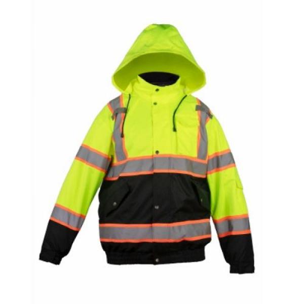 Chamarra Térmica de Seguridad Alta Visibilidad (HV) Impermeable Amarilla