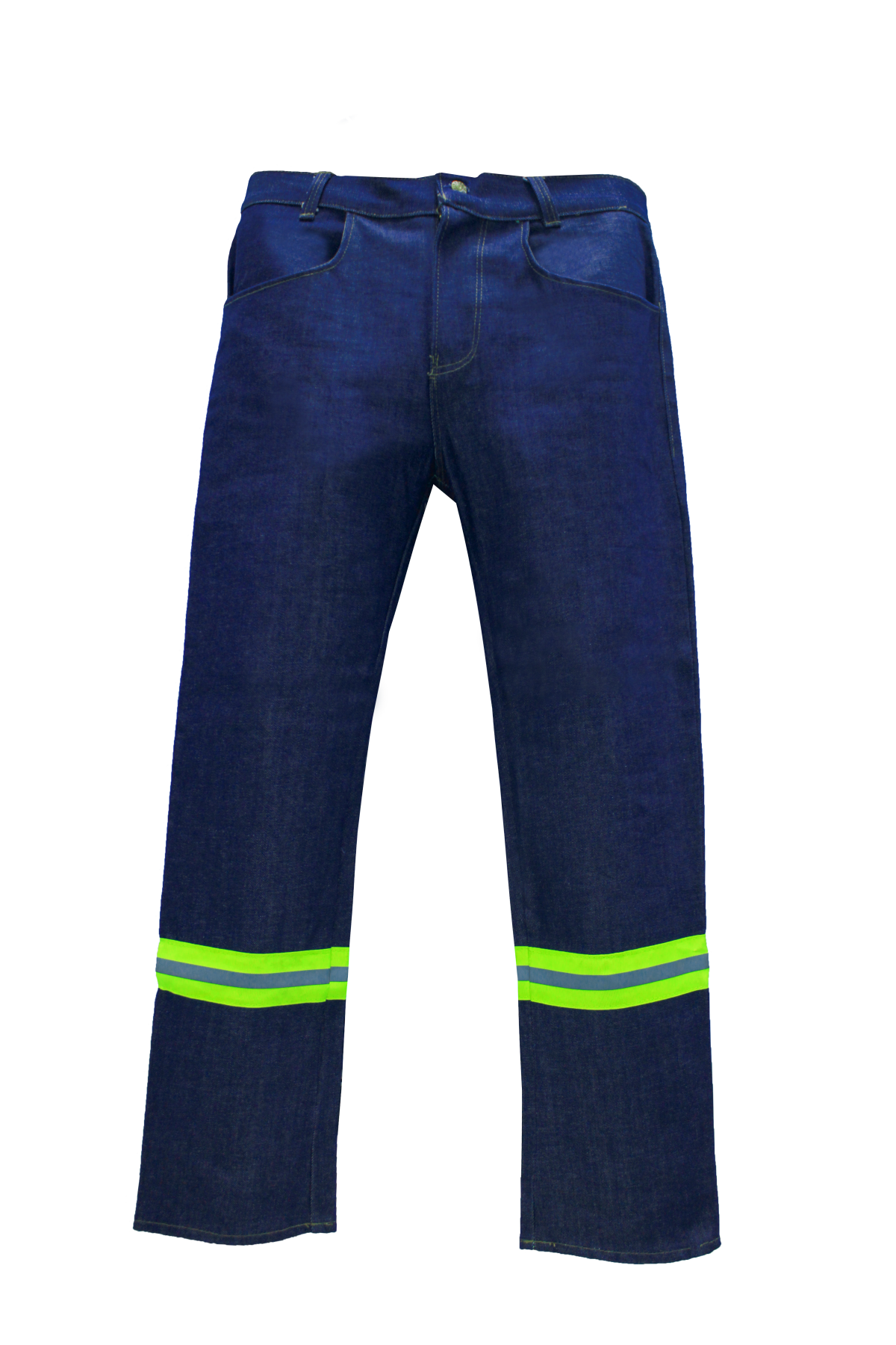 Pantalón de Mezclilla Industrial 14 oz con Cinta Reflejante