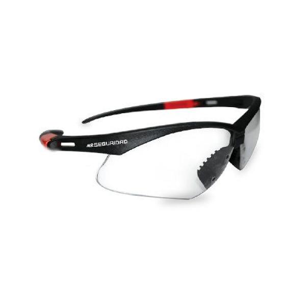 Lentes de Seguridad Rodium, Armazón Negro Mate, Mica Clara