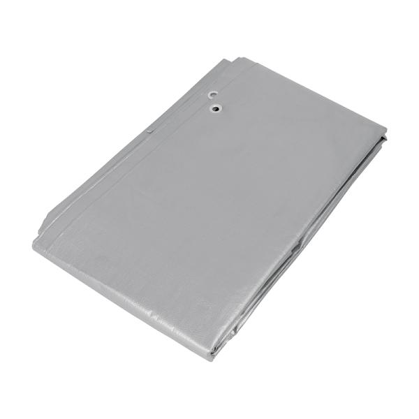 Lona de polietileno reforzada 3 x 5 m, gris, 180g/m2, TRUPER