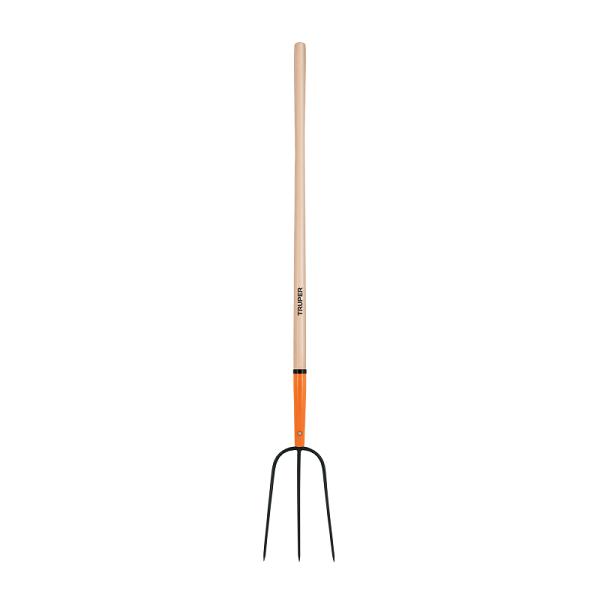 Bieldo para paja, 3 dientes, mango largo 48', TRUPER