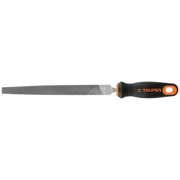 Lima plana muza 8' con mango Comfort Grip, TRUPER