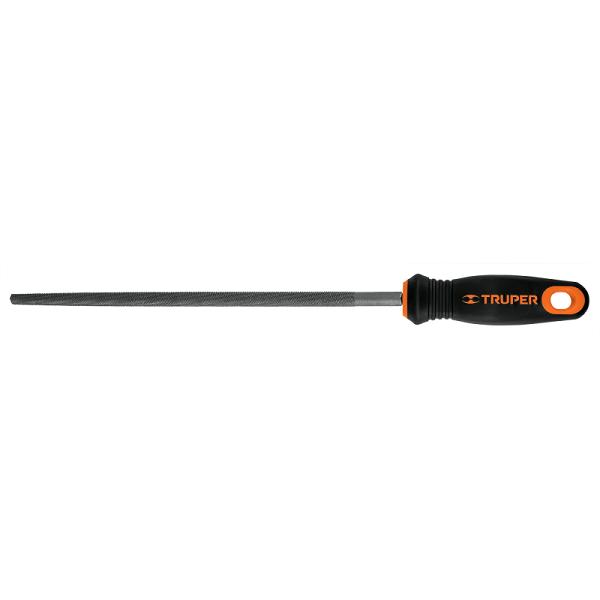 Lima redonda bastarda 10' con mango Comfort Grip, TRUPER