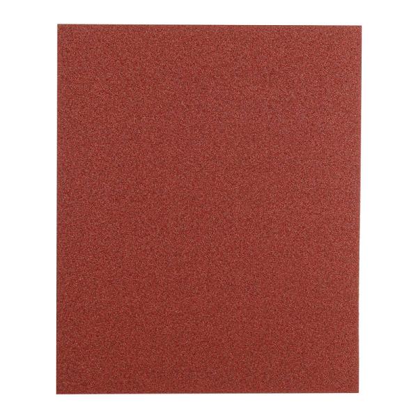 Lija de esmeril roja grano 80 de óxido de aluminio, TRUPER