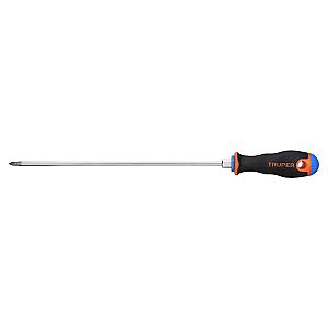 Desarmador de cruz 3/16' x 10' mango Comfort Grip, Truper
