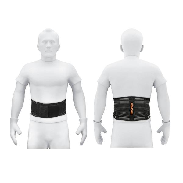 Faja lumbar tipo cinturón de malla transpirable, CH, TRUPER