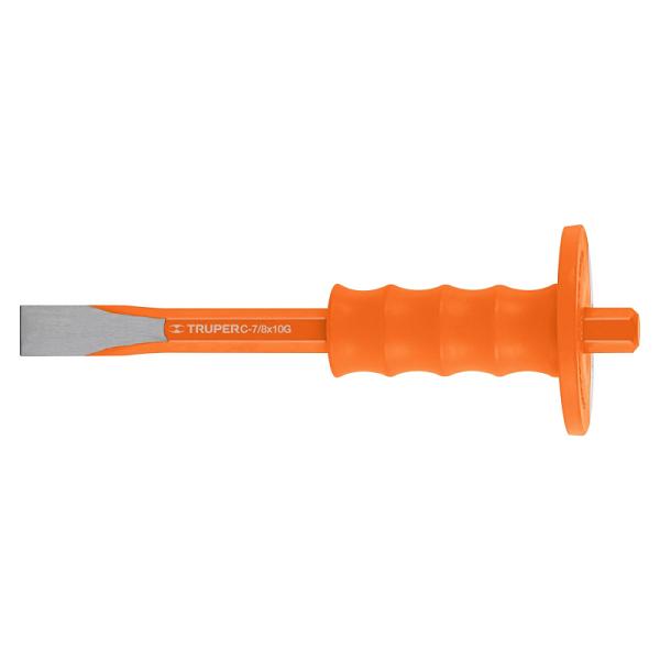 Cincel de corte frío 7/8 x 10' con grip, TRUPER