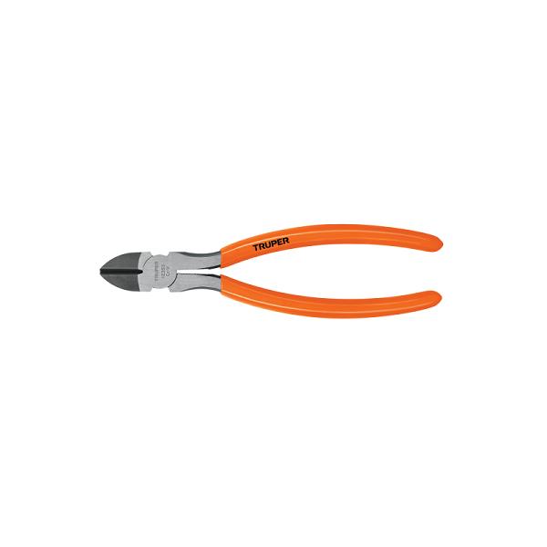 Pinza de corte diagonal 8' mango de PVC, TRUPER