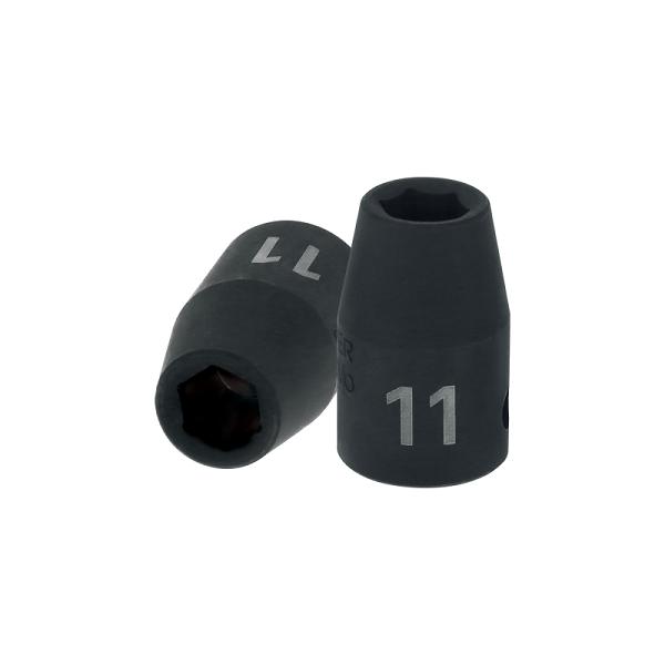 Dado cuadro 1/2' de impacto 6 puntas de 11 mm, TRUPER