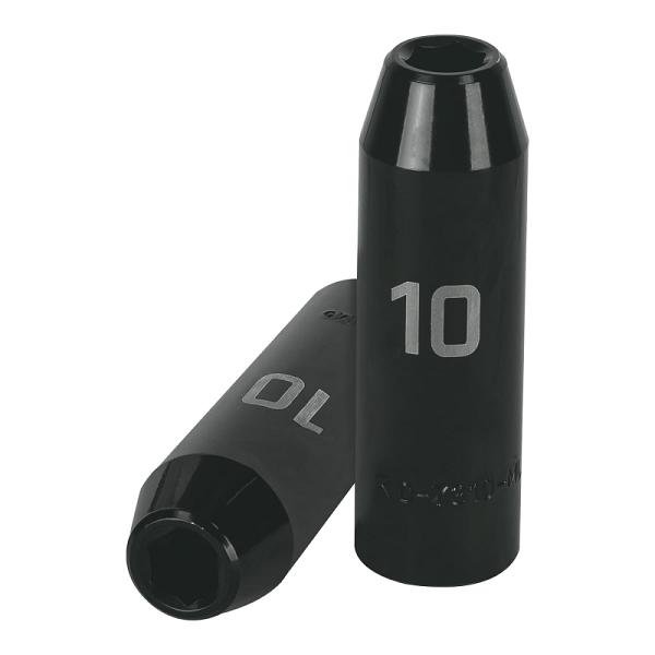 Dado largo cuadro 1/2' de impacto 6 puntas de 10 mm, TRUPER