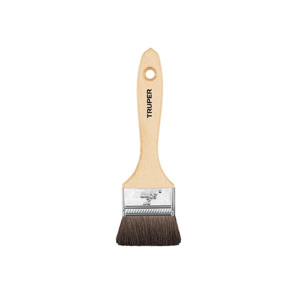 Brocha pelo de camello de 2' con mango de madera, TRUPER