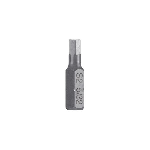 Estuche con 5 puntas hexagonales de 5/32mm largo 1', EXPERT