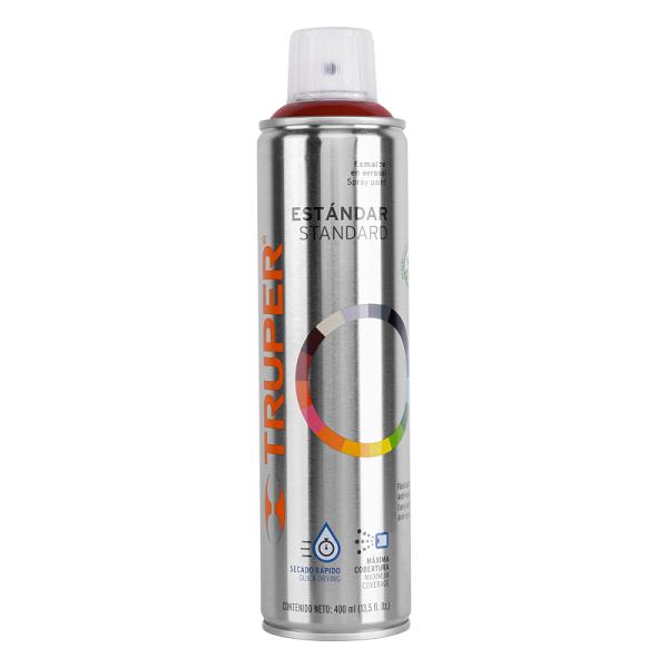 Pintura en aerosol, guinda, bote esbelto, 400 ml