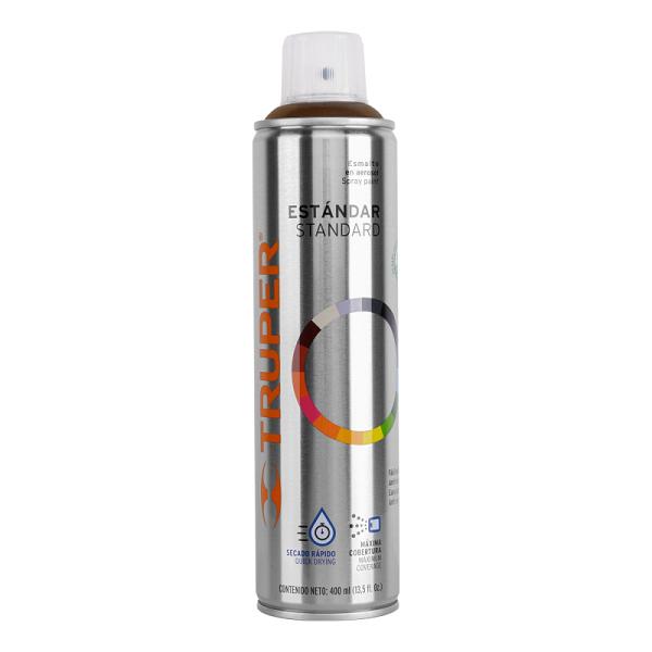 Pintura en aerosol, café anodizado, bote esbelto, 400 ml