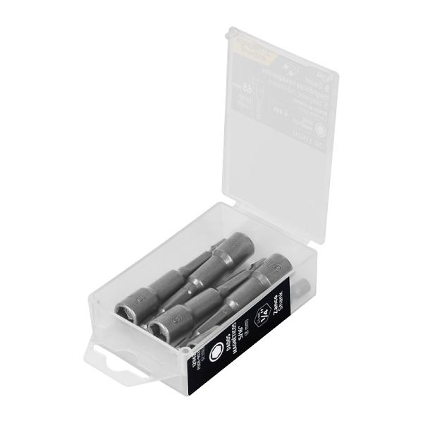Estuche con 5 dados magnéticos de 6 mm largo 2-1/2', EXPERT
