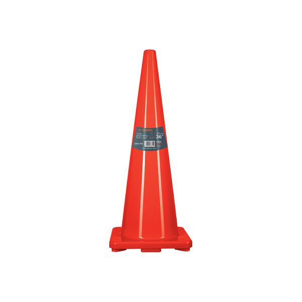 Cono de precaución de 90 cm de PVC, TRUPER