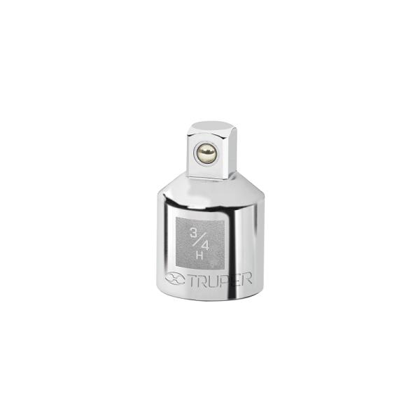 Adaptador para matraca de cuadro 3/4' a cuadro 1/2', TRUPER
