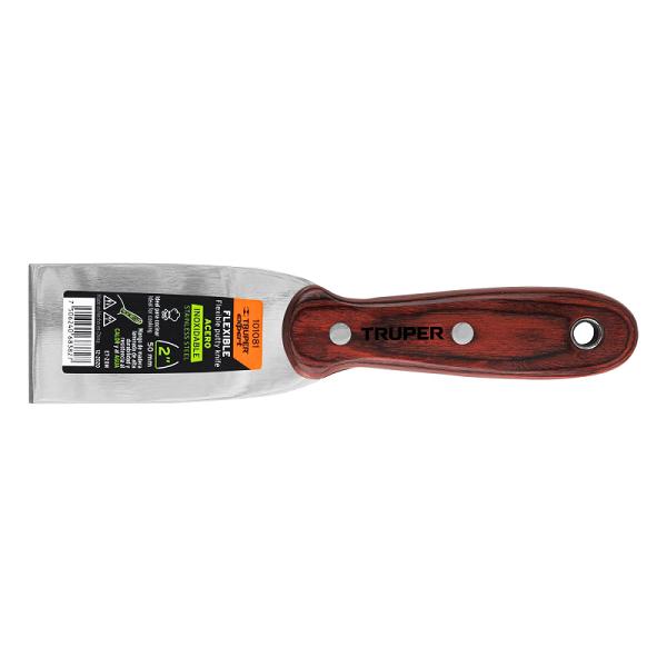 Espátula 2' acero inoxidable con mango de madera, Expert