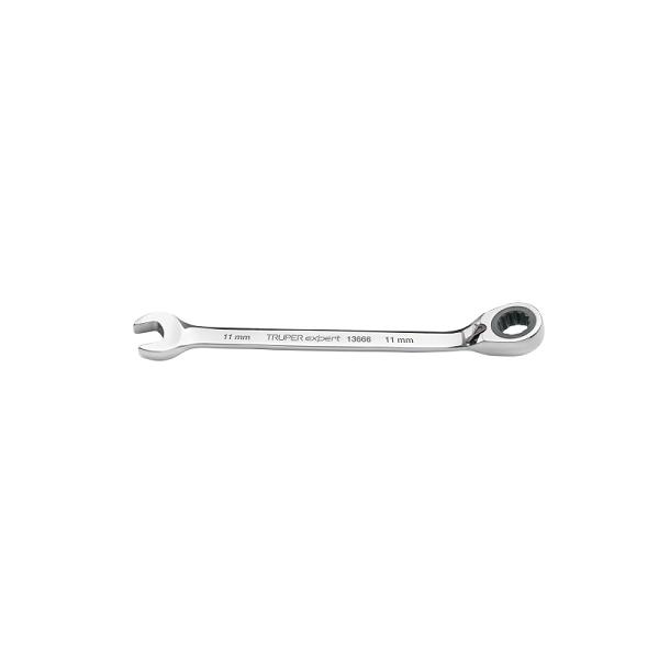 Llave combinada matraca reversible 11mmx160 mm largo, EXPERT