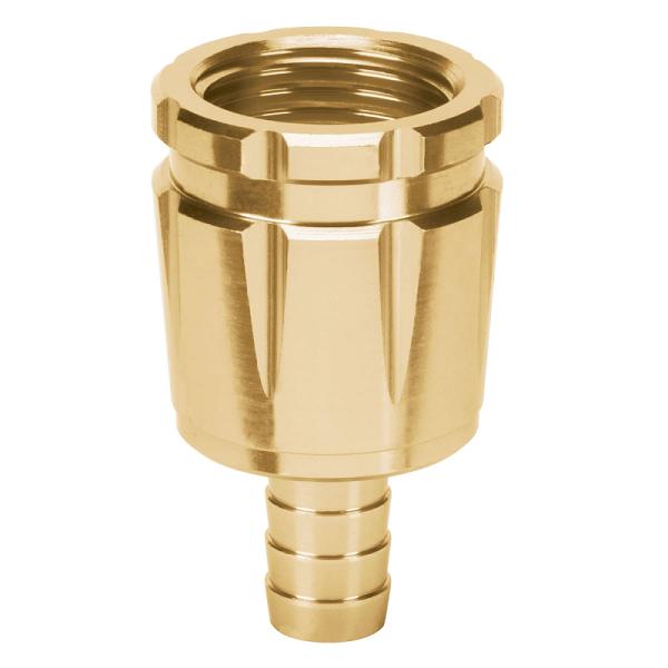 Conector 1/2' hembra robusto de aluminio, TRUPER