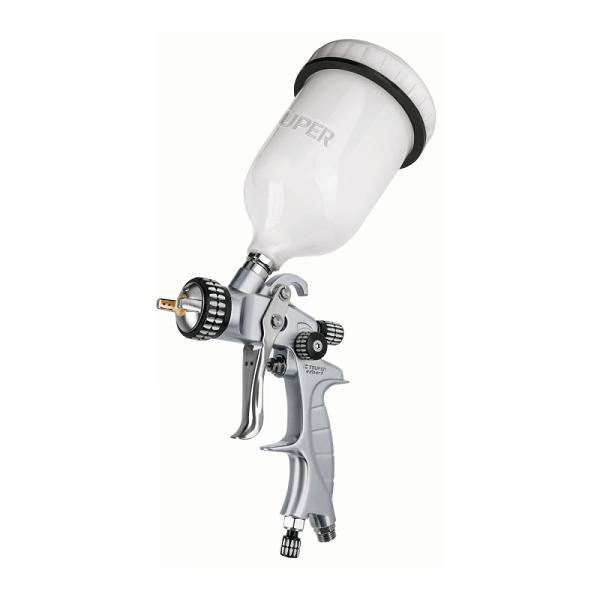 Pistola p/pintar gravedad HVLP vaso plástico, 1.4 mm, EXPERT