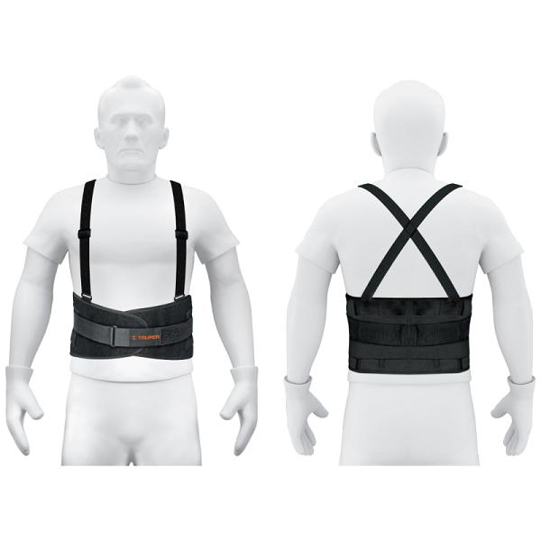 Faja lumbar con tercer cinturón, talla M, TRUPER