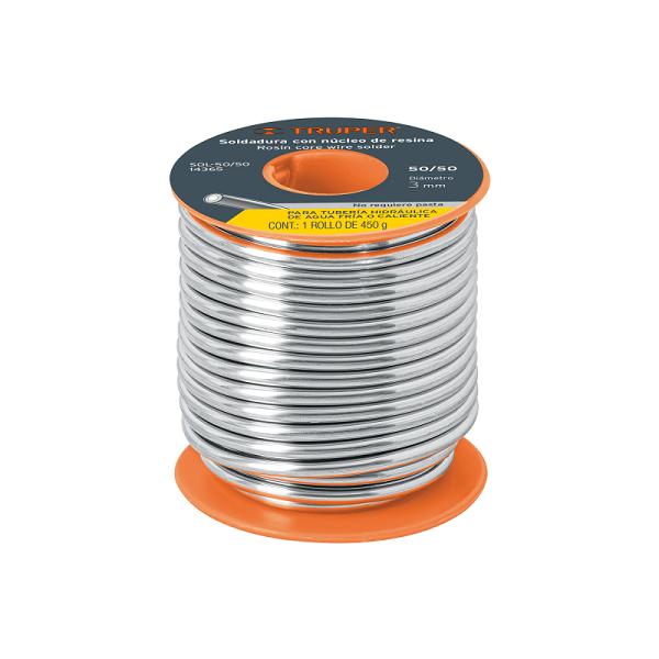 Soldadura 50/50 para tubería hidráulica, 450 g, SOLDAFÁCIL