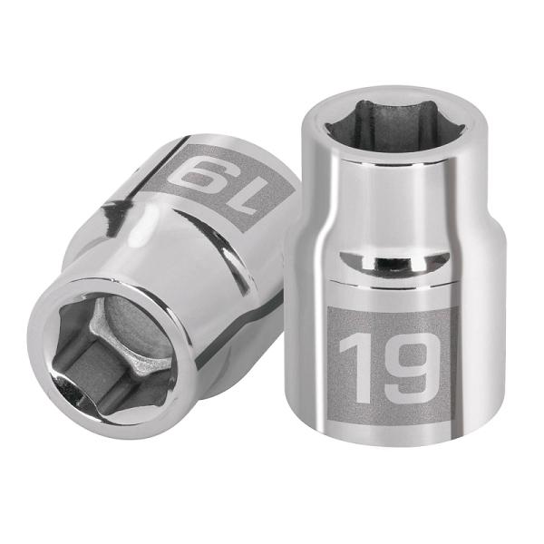 Dado de 19 mm, 6 puntas, cuadro 3/4', TRUPER