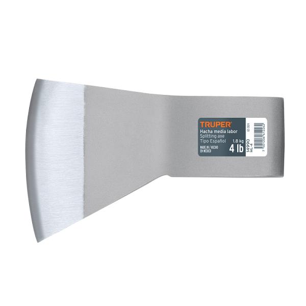 Hacha media labor 4 lb, sin mango, TRUPER