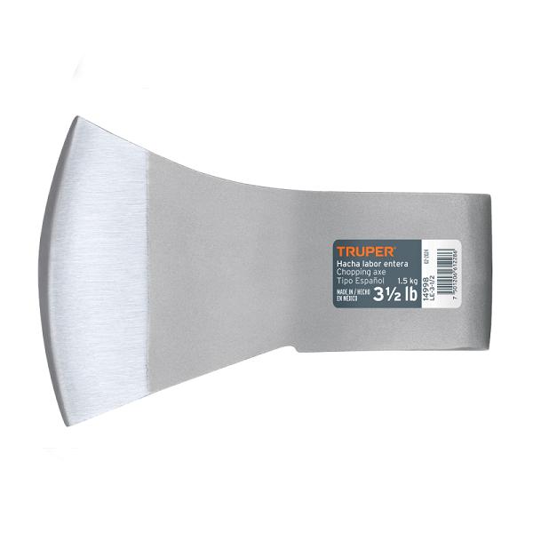 Hacha labor entera 3-1/2 lb, sin mango, TRUPER