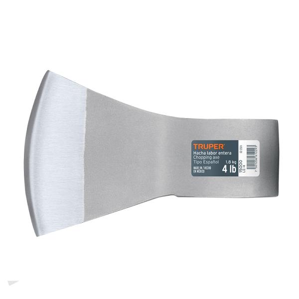 Hacha labor entera 4 lb, sin mango, TRUPER