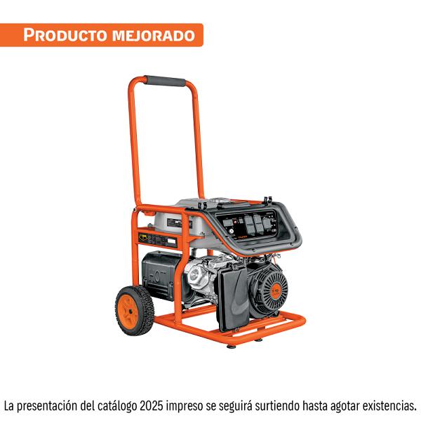 Generador portátil 4.5 kW motor a gasolina, TRUPER