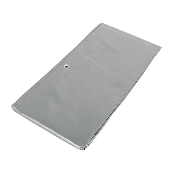 Lona de polietileno reforzada 2 x 3 m, gris, 180g/m2, TRUPER