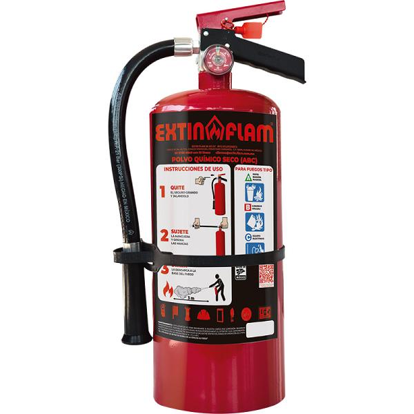 Extintor Portátil de Polvo Químico Seco (PQS) 4.5 kg - Mod 10