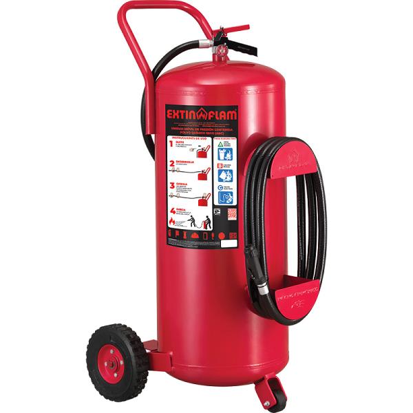 Unidad Móvil de Extintor PQS 68 kg Modelo 150