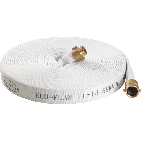 Manguera Contra Incendios KFH Eco-Flam SJ 1.5” x 30 m con Acoples NST de Bronce