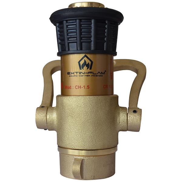 Chiflón de Bronce Extin Flam 1.5” IPT (120 GPM) para Control de Incendios