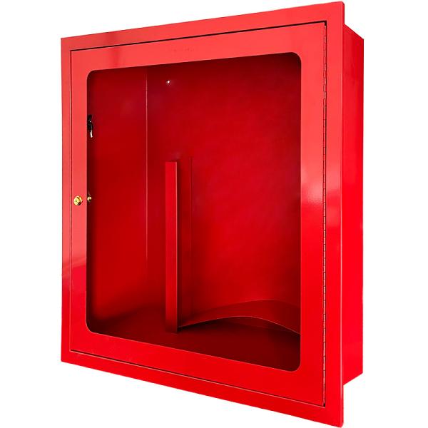 Gabinete para Manguera de Incendio de 30 m para Empotrar (Rojo, 21 x 85 x 88 cm)