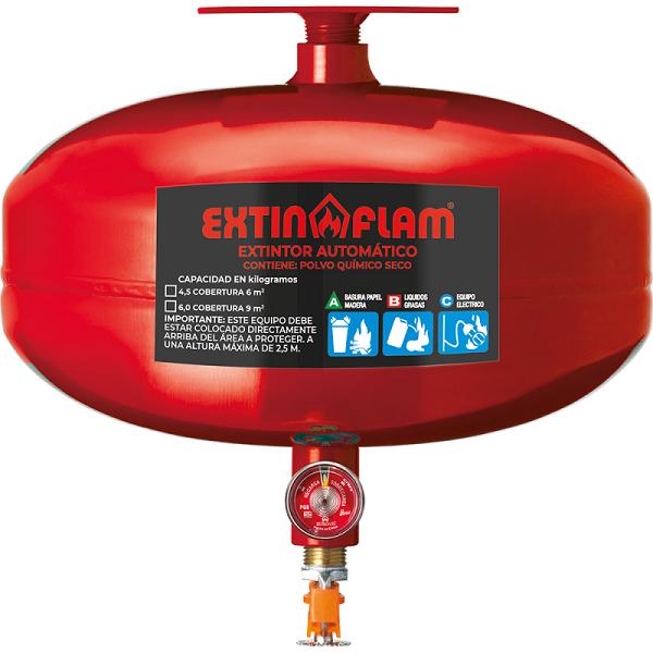 Extintor Automático Extin-Dry PQS 6.0 kg (Sin Detector)