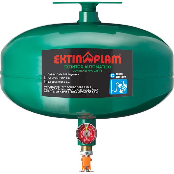 Extintor Automático Extin-Clean HFC-236 de 6 Kg