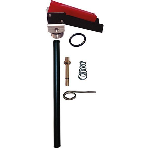 Válvula de Aluminio Extin Flam 1" con Tubo para Extintor de 6 a 9 kg