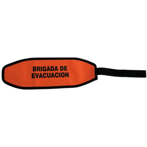 Brazalete de Brigada de Evacuación Color Naranja