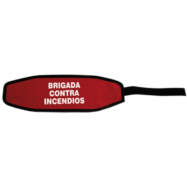 Brazalete para Brigada Contra Incendios Color Rojo