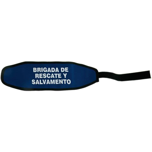 Brazalete de Brigada de Rescate y Salvamento - Color Azul